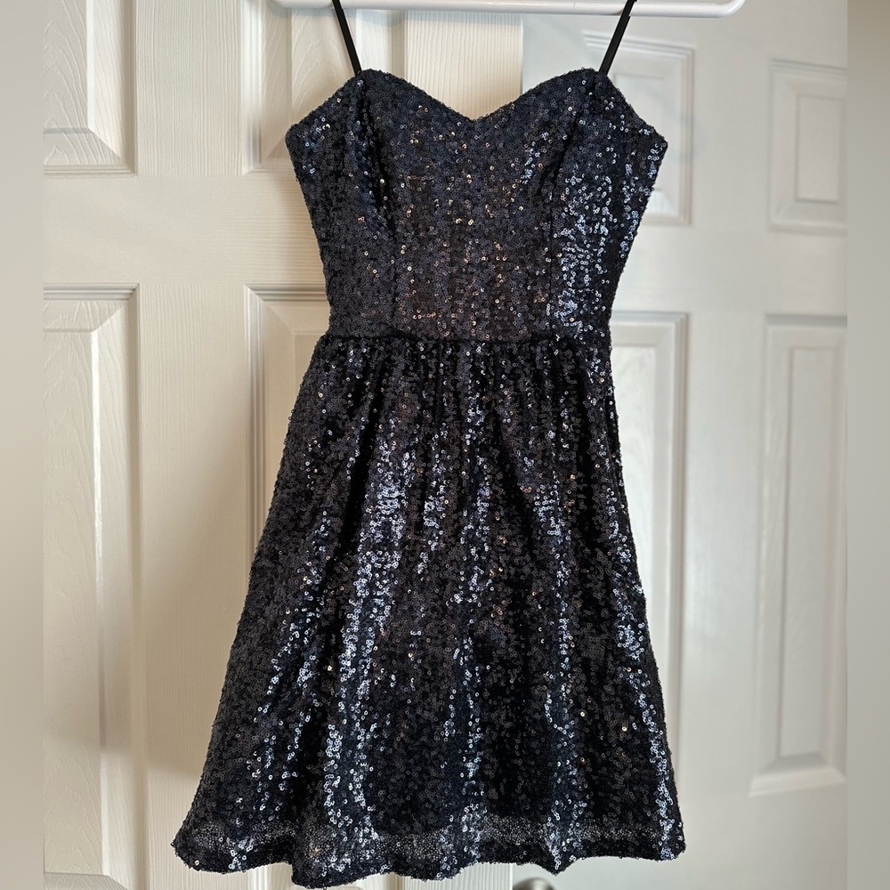 Size 1/2 Dark Blue Homecoming Dress